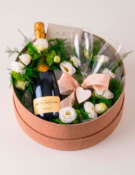 Flower box Champagne