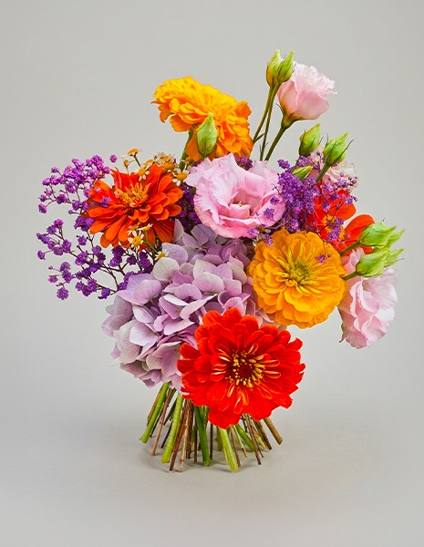 Bouquet Annalisa estivo con zinnie