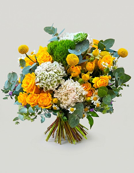 Bouquet Marina con rose gialle