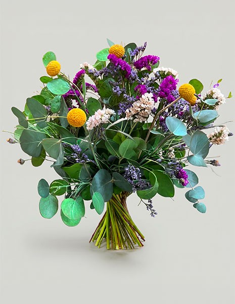 Bouquet Tecla con fiori secchi